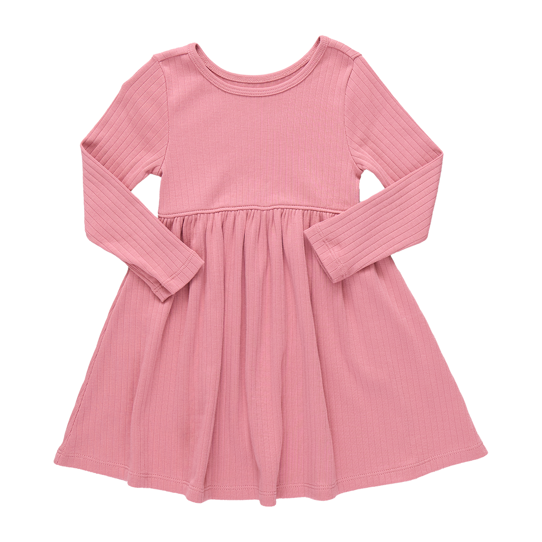 chinese dress ladies Women Solid Dark Pink Sweetheart Neck Puff Sleeve Flounce Tiered A-Line Maxi  Dress main image 0