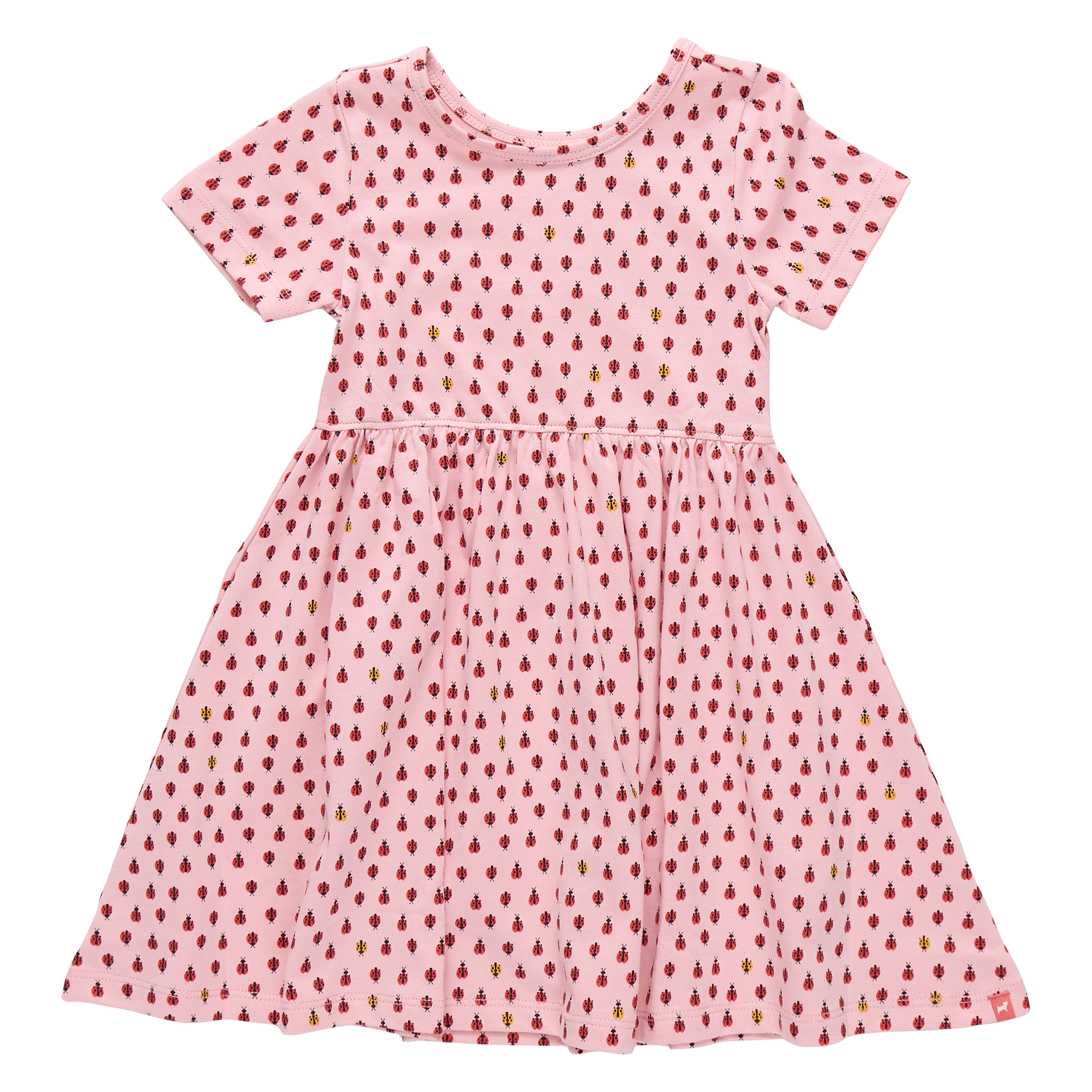 Sunny Dress - Mini Ladybugs Pink Chicken Sunny Dress - Mini Ladybugs Pink Chicken