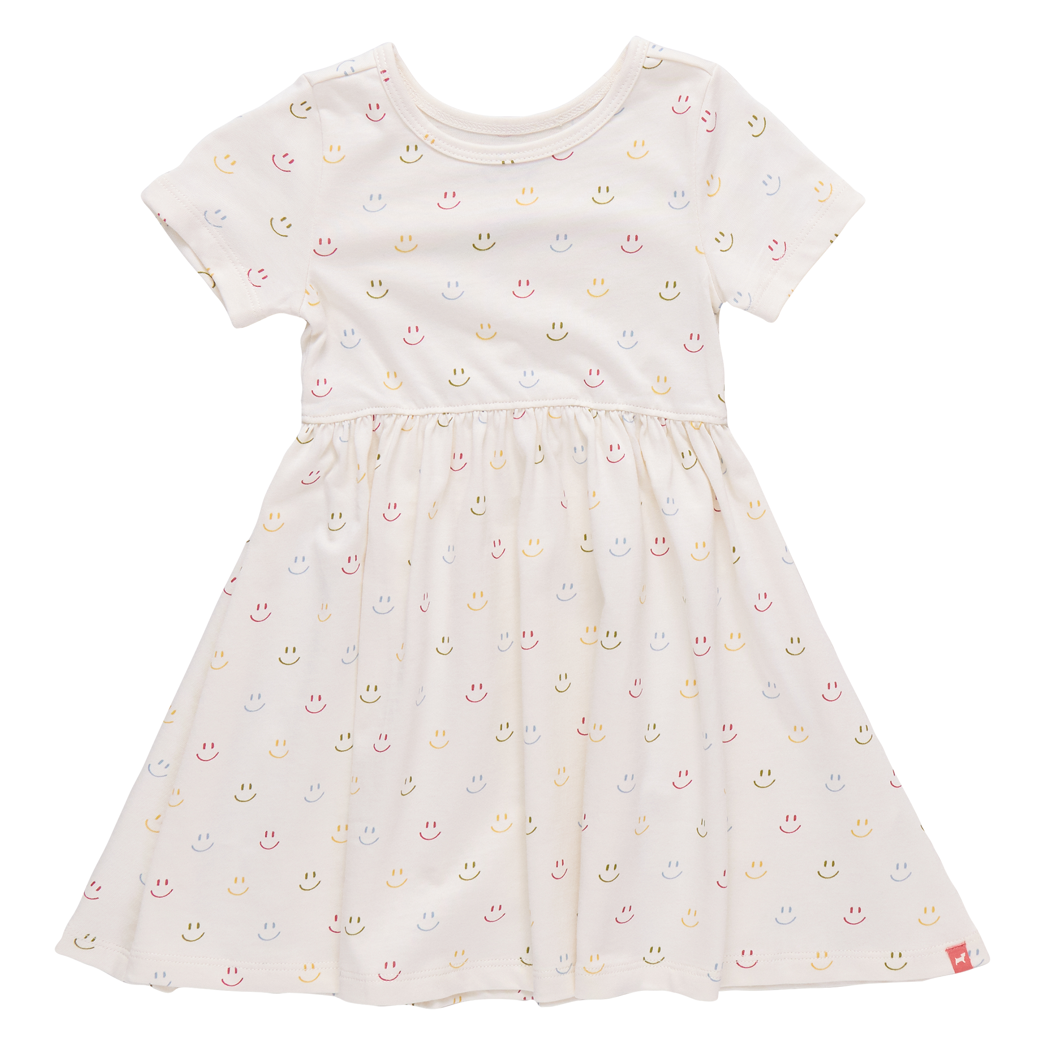 Sunny Dress - Rainbow Smiley Pink Chicken Sunny Dress - Rainbow Smiley Pink Chicken