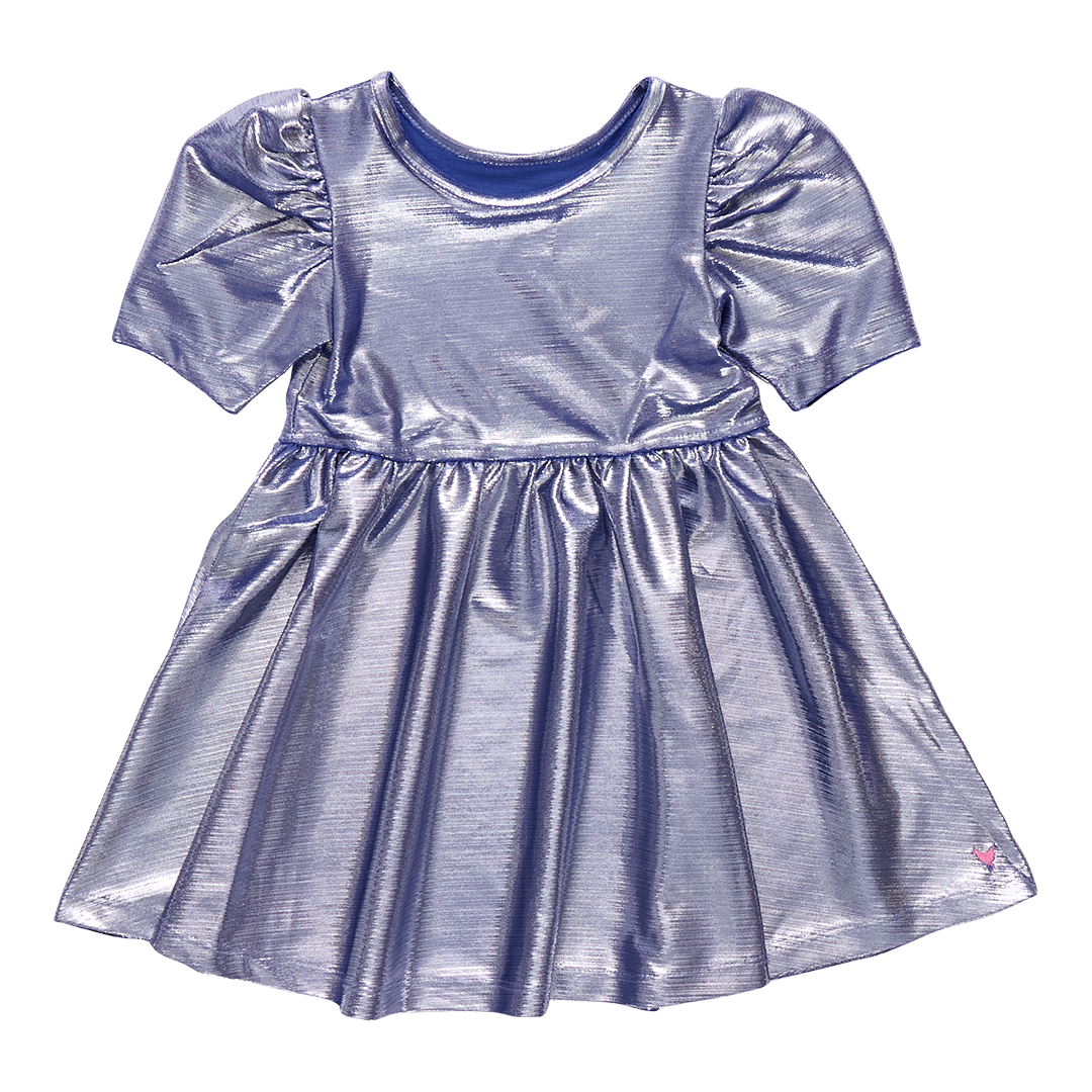 Girls Lame Laurie Dress - royal blue Lame Girls Lame Laurie Dress - royal blue Lame