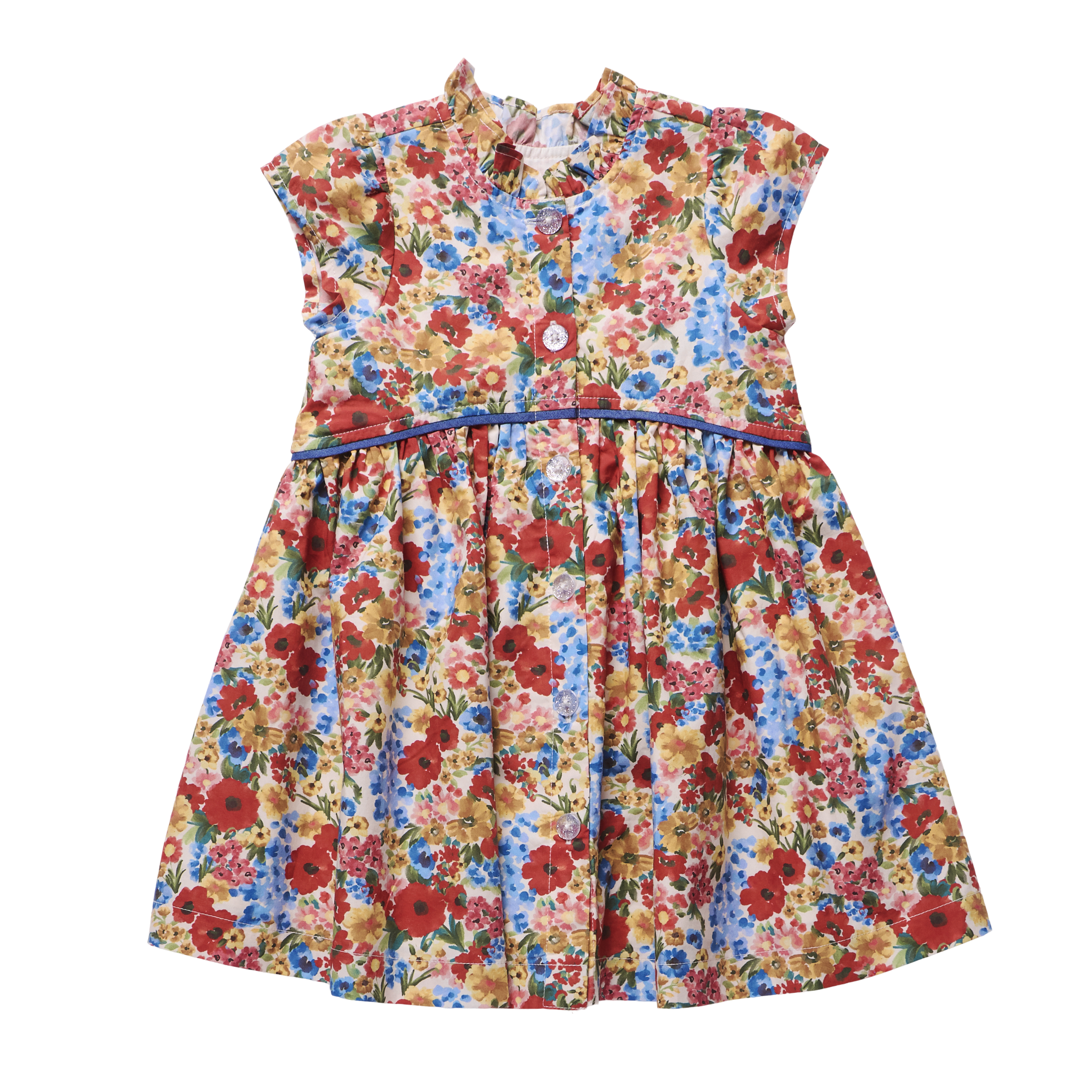 Girls Fatima Dress | Watercolor Meadow