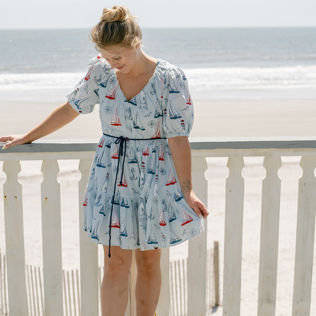Womens Emily Dress - Nautical Adventure nautical adventure / XS Womens Emily Dress - Nautical Adventure nautical adventure / XS