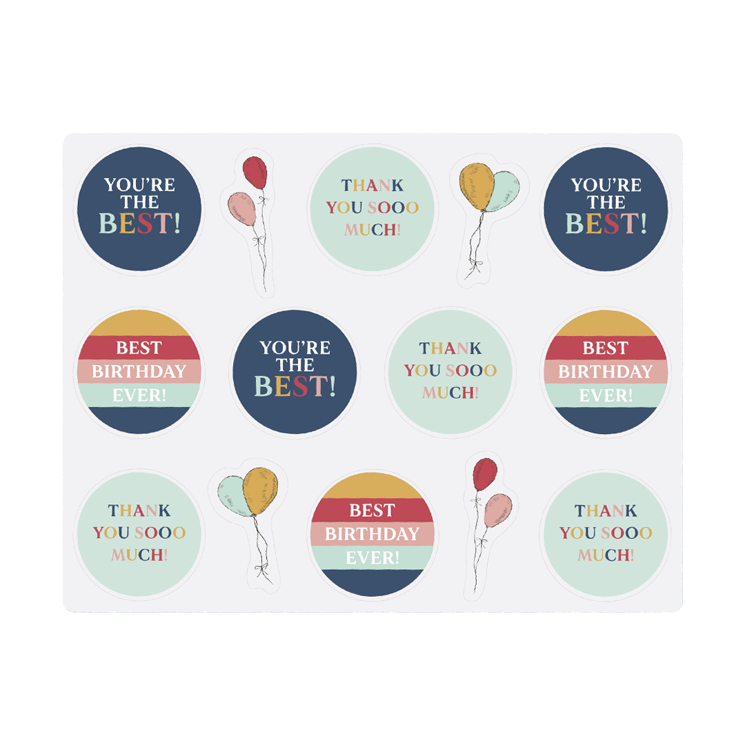 Fill In Thank You Notes Birthday Garland Pink Chicken