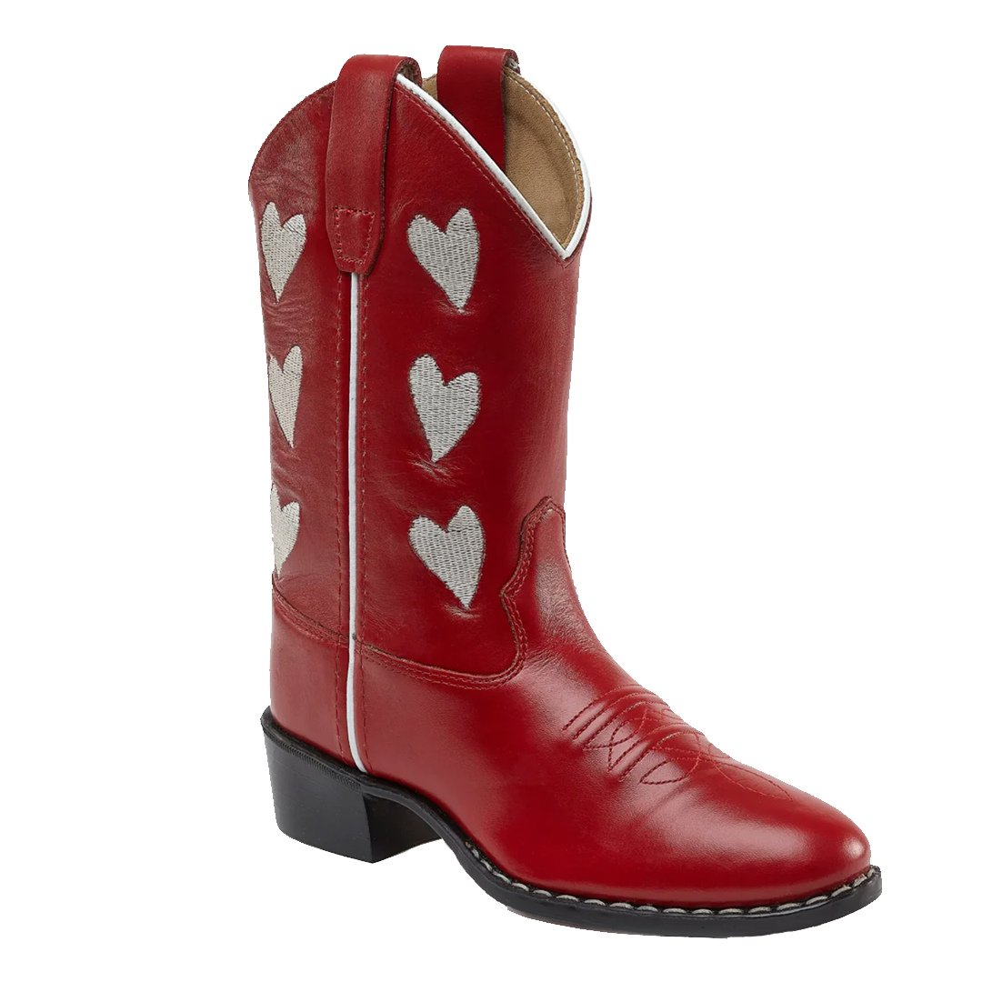 Cowboy Boot - Hearts Red – Pink Chicken