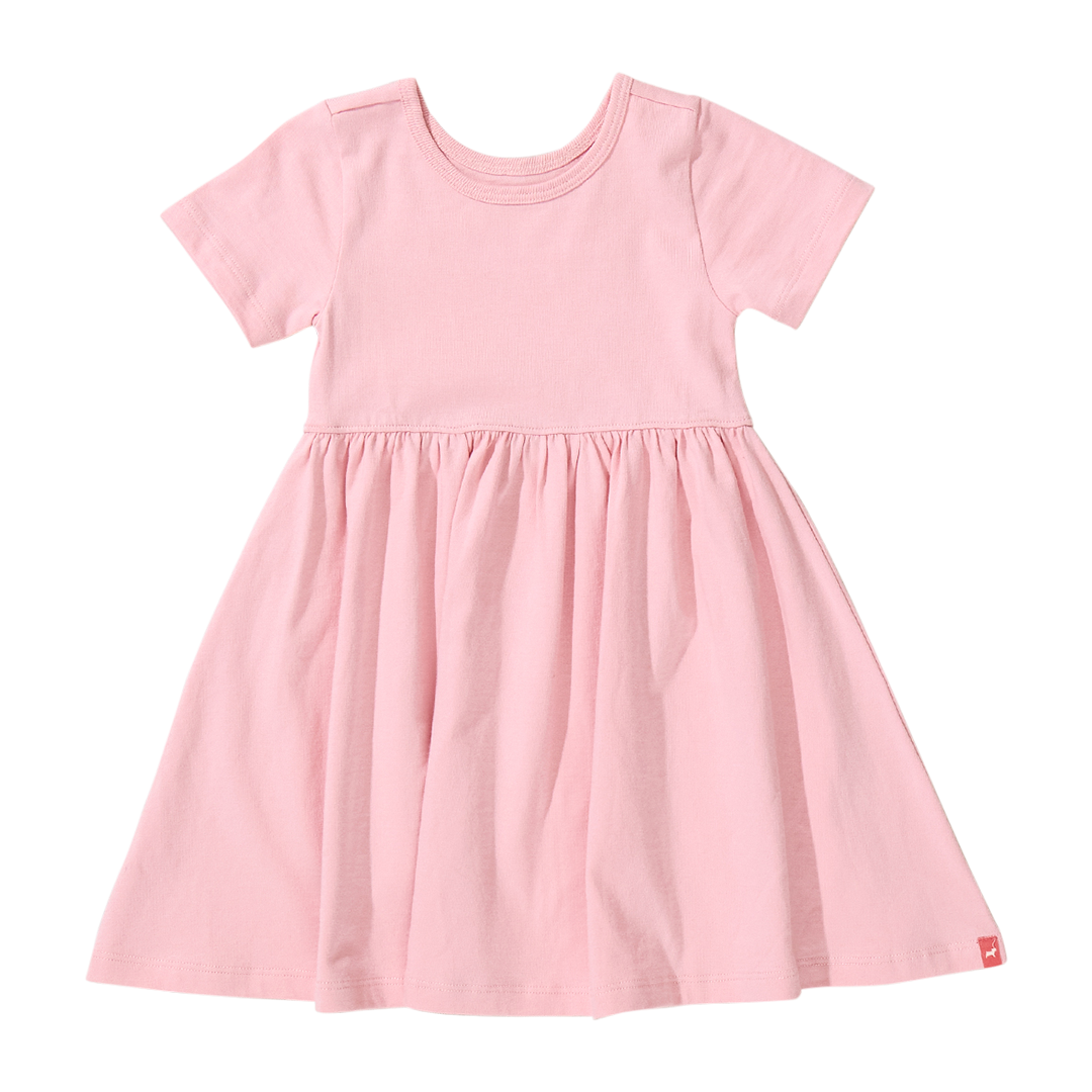 strapless open back dress Milaine Light Pink Round-Neck Maternity Midi Dress With Cape Sleeves – Club  L London main image 0