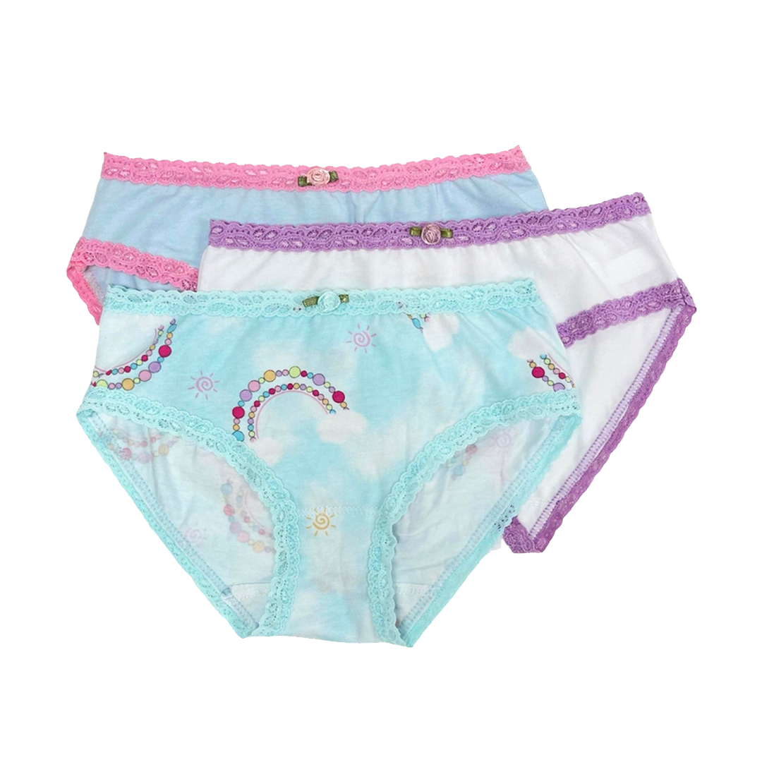 Bead Rainbow Panty Pack – Pink Chicken