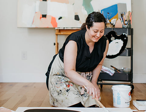 Sarah Golden painting