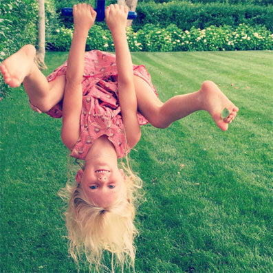 upside down in pink chicken