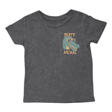 Party Animal Tee - Mineral Black