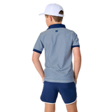Polo Shirt - Navy Stripe