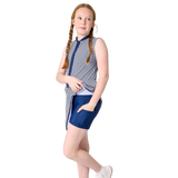 Tennis Dress - Navy Thin Stripe