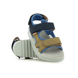 Rolly Sandal- Olive/Deep Blue