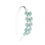 Glitter Bows Headband - Blue