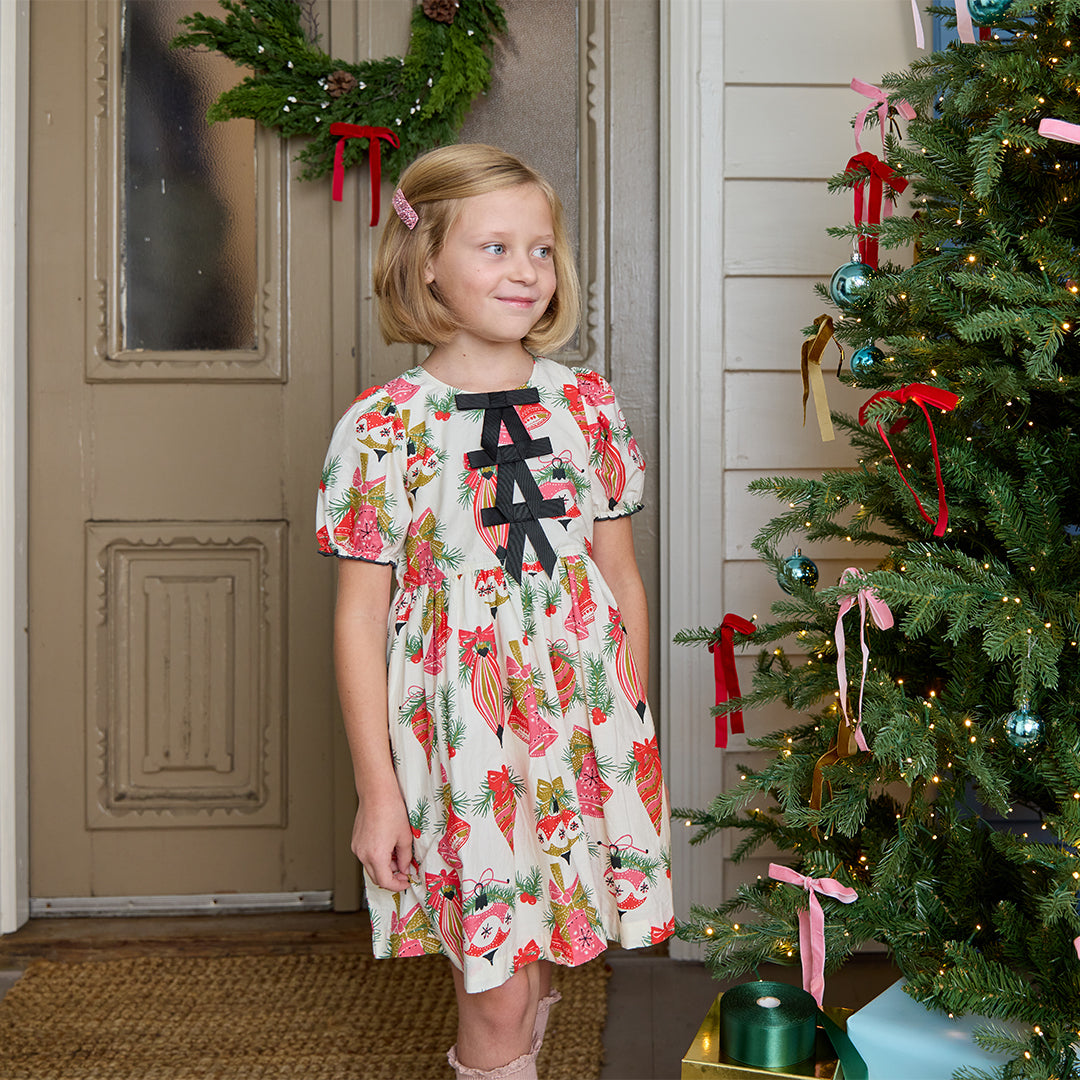 Girls Hermione Dress - Holly Bells – Pink Chicken