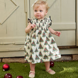 Baby Girls Stevie Dress Set - Vintage Trees