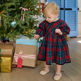 Baby Girls Maribelle Dress Set - Red Tartan
