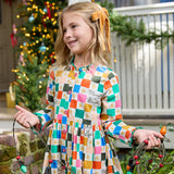 Girls Autumn Dress - Merry and Bright