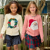 Girls Maude Sweater - Santa