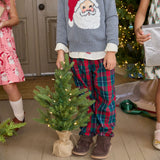 Boys Jackson Pant - Red Tartan