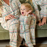 Baby Bamboo Romper - Ski Fair Isle