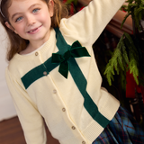 Girls Constance Sweater - Bow