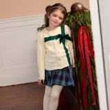 Girls Gianna Skirt - Blue Tartan