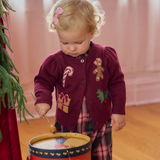 Baby Girls Constance Sweater - Holiday Patches