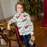 Boys Jack Shirt - Santa Sleigh