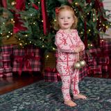 Baby Bamboo Romper - Pink Present Bow