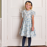 Girls Kit Dress - Menorah Hearts