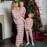 Baby Bamboo Romper - Vintage Santas