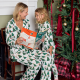 Kids Bamboo PJ Set - Christmas Tree Farm