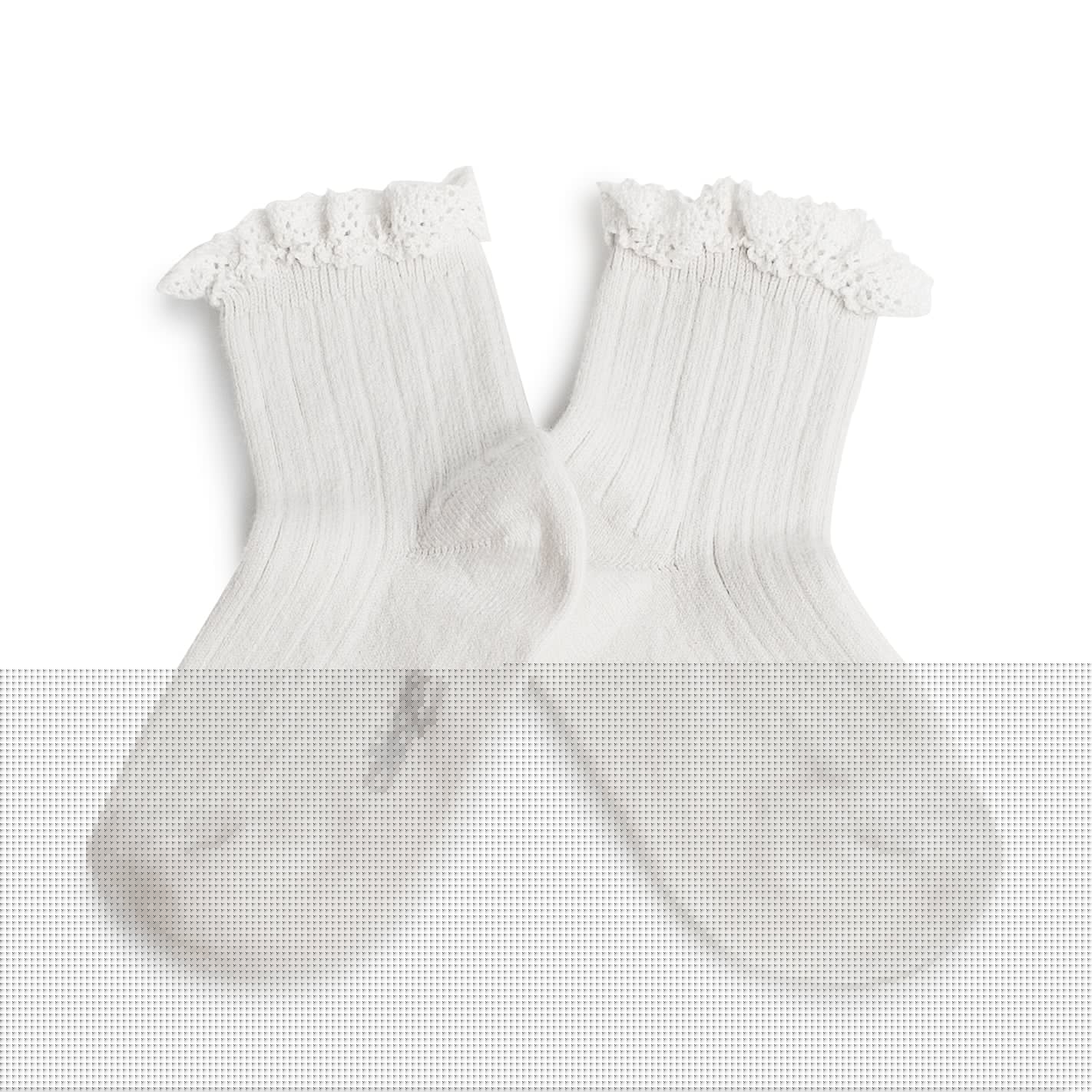 Lili Lace Ankle Socks - Blanc | Pink Chicken