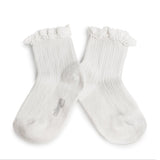 Lili Lace Ankle Socks - Blanc | Pink Chicken