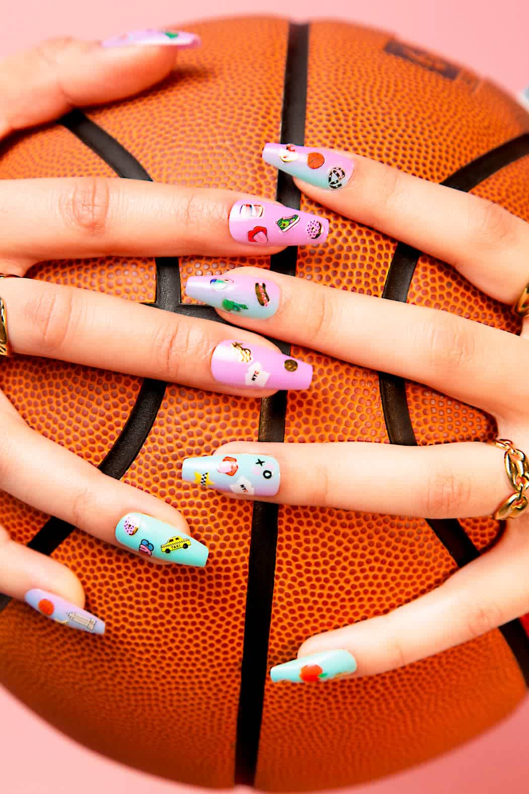 Nail Art Stickers - NYC | Pink Chicken