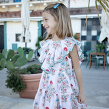 Girls Raphaela Dress - Multi Bouquet Floral