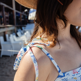 Womens Short Marilyn Dress - Island Map