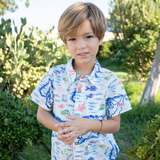 Boys Jack Shirt - Island Map