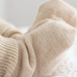 Baby Cashmere Socks Beige: One Size