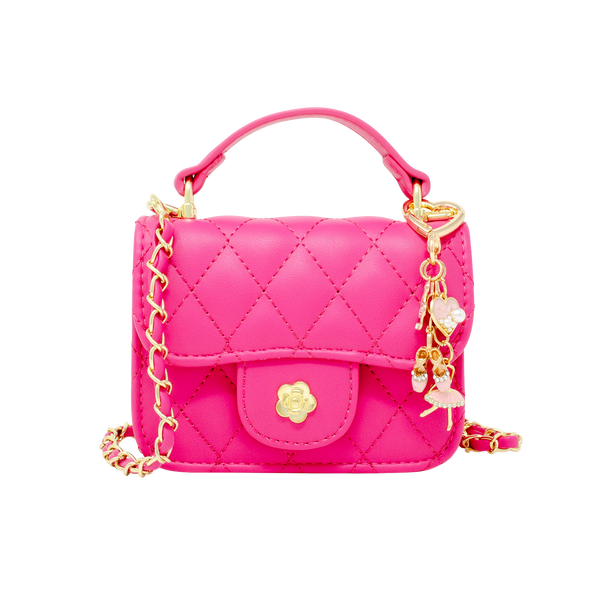 Quilted Link Chain Bag - Pink Pink Chicken