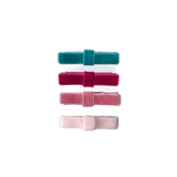 Velvet Baby Bow Clips