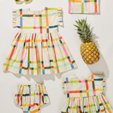 Baby Girls Adaline Dress Set - Multi Tattersall