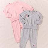 Baby Jax Jogger Set - Heather Grey