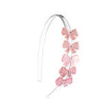 Glitter Bows Headband - Pink