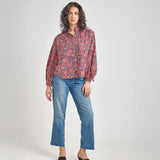 Womens Josephine Top - Paisley Vines