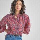 Womens Josephine Top - Paisley Vines