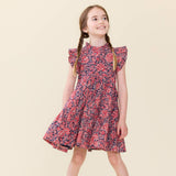 Girls Jennifer Dress - Paisley Vines