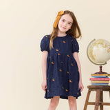 Girls Eliza Dress - Eyelet Embroidery