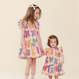 Baby Girls Harper Dress Set - Patterned Bows