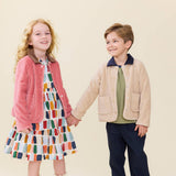 Girls Jace Plush Jacket - Pink